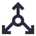 Cette illustration vectorielle présente un symbole abstrait d'une maison, idéal pour les arrière-plans d'entreprise ou les icônes de signes de maison.